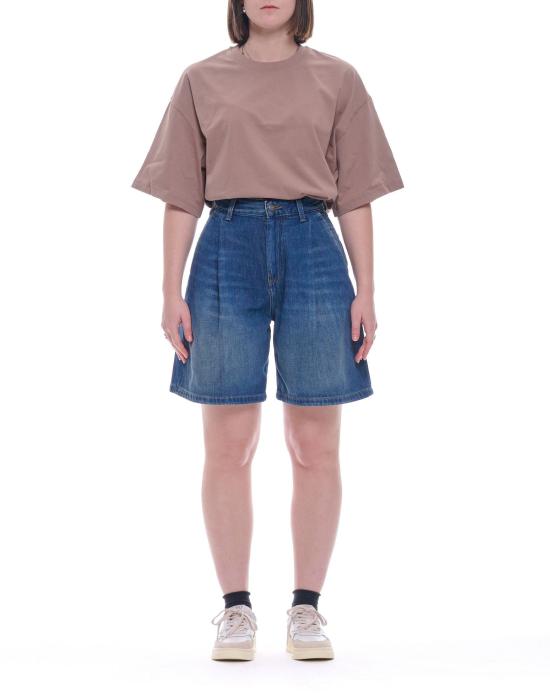 26SS 칼하트 WIP 데님 숏팬츠 I033345 014L Blue - CARHARTT WIP