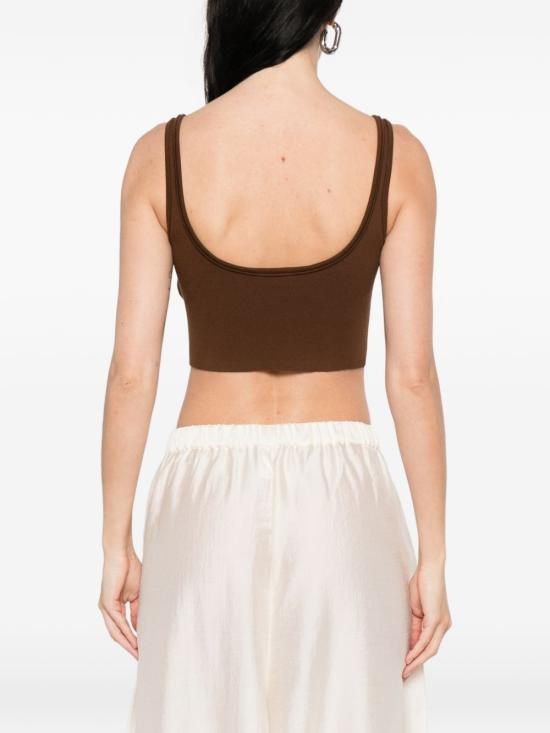 26SS 셀린느 민소매 티셔츠 RY0D2 D02019AF Brown - CELINE