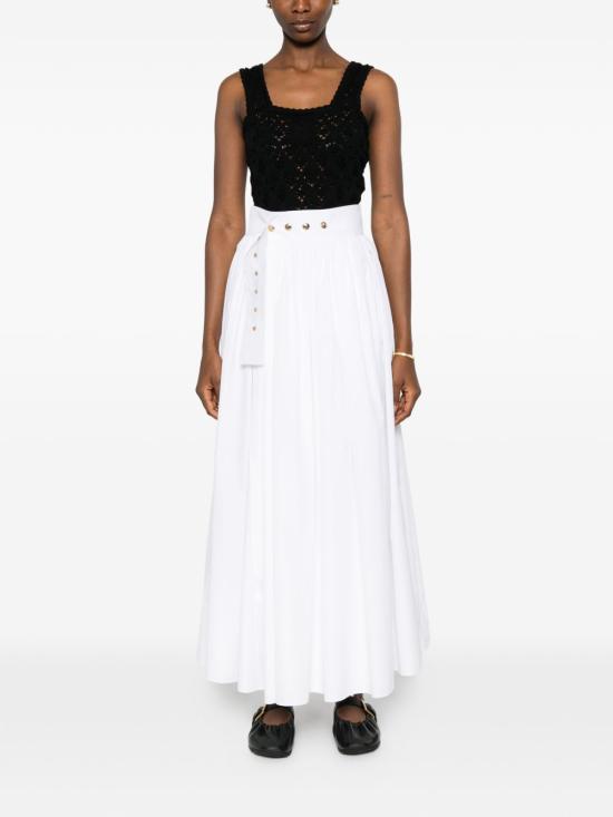 26SS 셀린느 미디 스커트 RJ09Y 0T0101BC White - CELINE