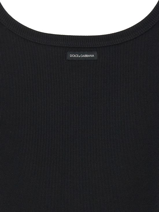 26SS 돌체앤가바나 파인 립 코튼 싱글렛 F8U09TFU7AVN0000 - DOLCE & GABBANA