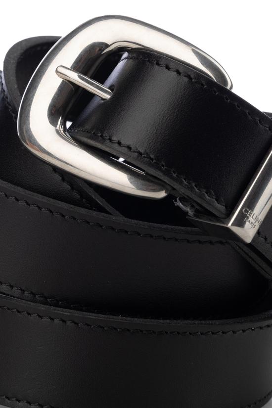 26SS 셀린느 가죽 벨트 45BBX3AJG 38SI BLACK - CELINE
