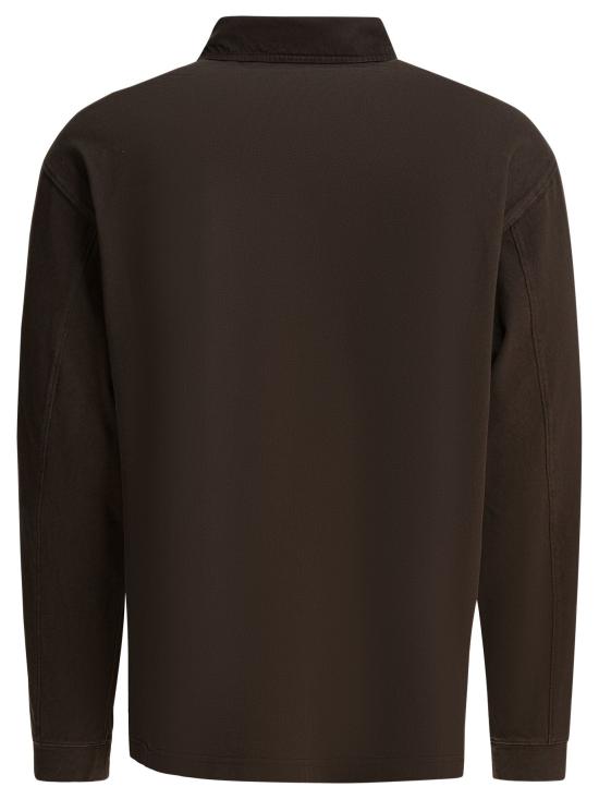 25FW 알렉스 밀 폴로 티셔츠 257MK1332616DARKCHOCOLATE - ALEX MILL