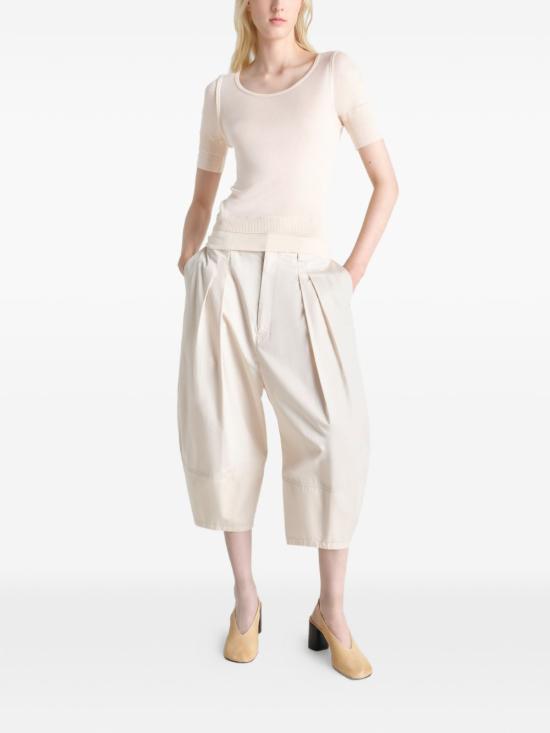 26SS 르메르 반팔 티셔츠 TS0025 LK1017024 Ivory - LEMAIRE