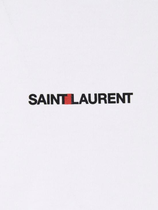 25SS 생로랑 보이프렌드 핏 숏슬리브 티셔츠 460876YB2DQ9000 - SAINT LAURENT