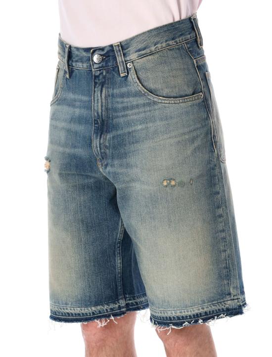 26SS 선플라워 데님 숏팬츠 5158 1 752 WELL WORN BLUE - SUNFLOWER