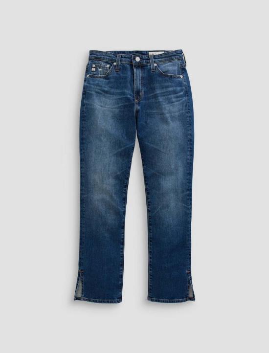  아드리아노 골드슈미드 데님 팬츠 Adriano Goldschmied Mari 크롭 진 다크 블루 - ADRIANO GOLDSCHMIED