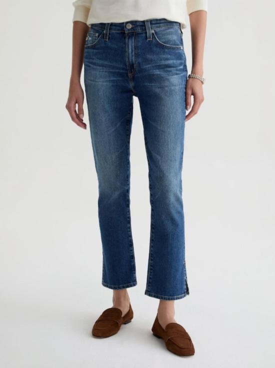  아드리아노 골드슈미드 데님 팬츠 Adriano Goldschmied Mari 크롭 진 다크 블루