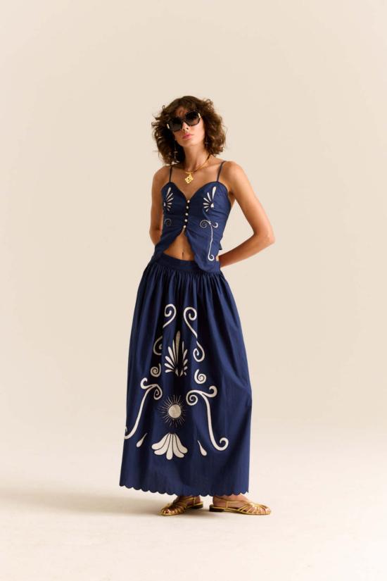  캐롤리나 케이 롱 스커트 캐롤리나 K 라리사  포세이돈