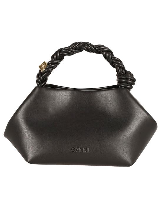 26SS 가니 스몰 레더 보우 토트백 A5241 099 Black - GANNI