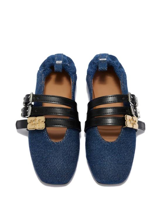 26SS 가니 수 트리플 발레리나 B1020073 569 Dark blue vintage - GANNI
