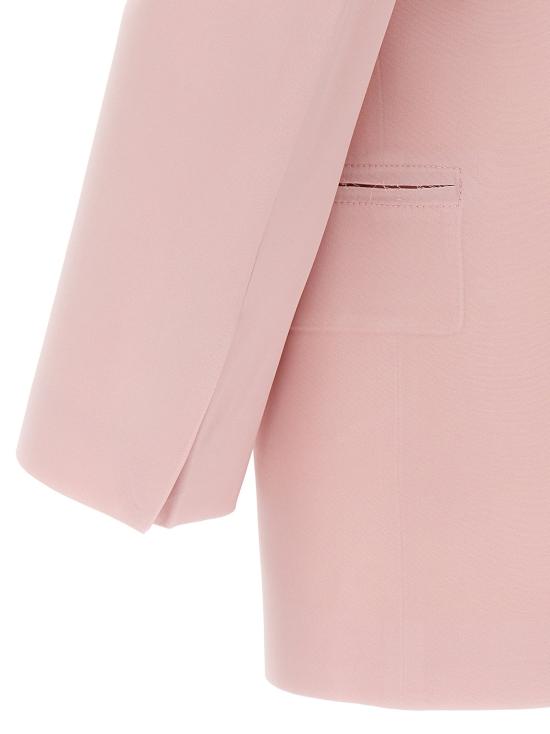  빅토리아 베컴 수트 자켓 싱글 브레스트 블레이저 재킷 핑크색 블레이저 - VICTORIA BECKHAM