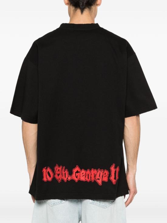 26SS 발렌시아가 반팔 티셔츠 764235 TUVD51000 Black - BALENCIAGA