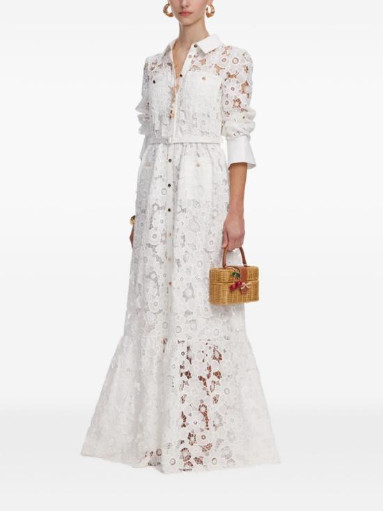 26SS 셀프 포트레이트 롱 원피스 AC26 028X W WHITE White - SELF PORTRAIT