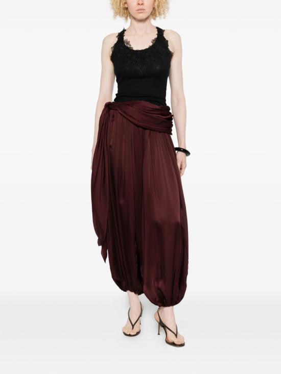 26SS 짐머만 팔라초 팬츠 8796P S261WNE Bordeaux - ZIMMERMANN