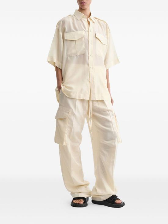 26SS 피비 파일로 스트레이트 팬츠 DP111 SE3515102VA Crema - PHOEBE PHILO