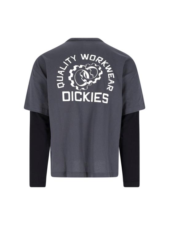 26SS 디키즈 긴팔 티셔츠 DK0A88JF BLK1 Grey - DICKIES