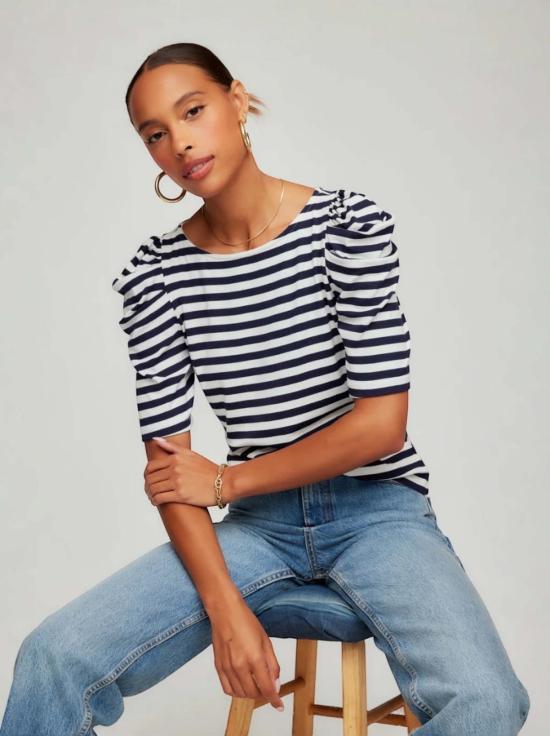  피프틴 트웬티 반팔 티셔츠 마르니 엘보 슬리브 탑