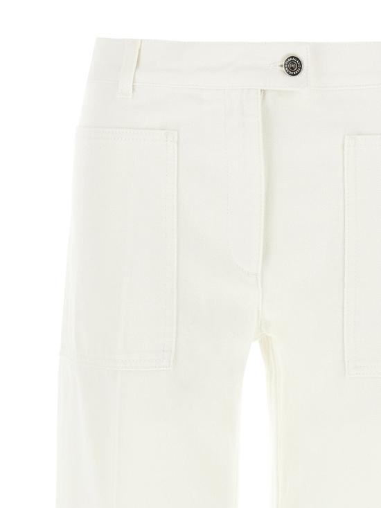 25SS 살바토레 페라가모 스트레이트 팬츠 780548WHITE - SALVATORE FERRAGAMO