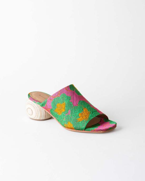  후마 블랑코 뮬/슬리퍼 밀라 뮬 플로럴 - HUMA BLANCO