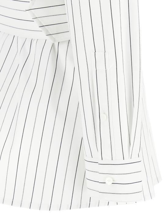 25SS 버버리 레귤러 핏 스트라이프 코튼 셔츠 스트링 콜 8103514STRINGCOAL - BURBERRY