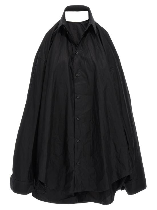  발렌시아가 서스펜디드 셔츠 드레스 809049TNM601000