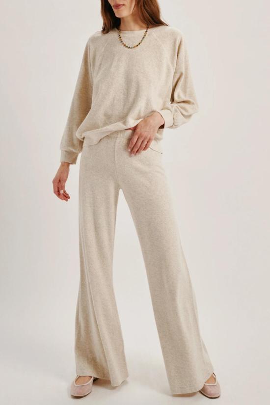  수지 콘디 스웨터 사모스 오버사이즈 테리 스웨트셔츠 오트밀 - SUZIE KONDI