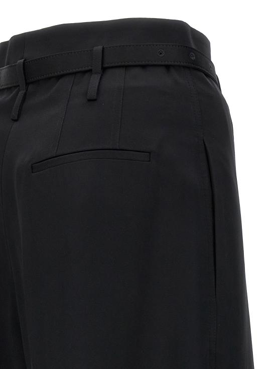  질샌더 스트레이트 팬츠 맞춤형 검정색 바지 - JIL SANDER