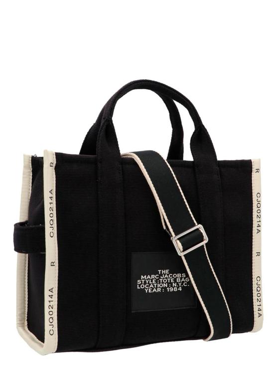 25FW 마크제이콥스 토트백 자카드 미디엄  화이트/블랙 - MARC JACOBS