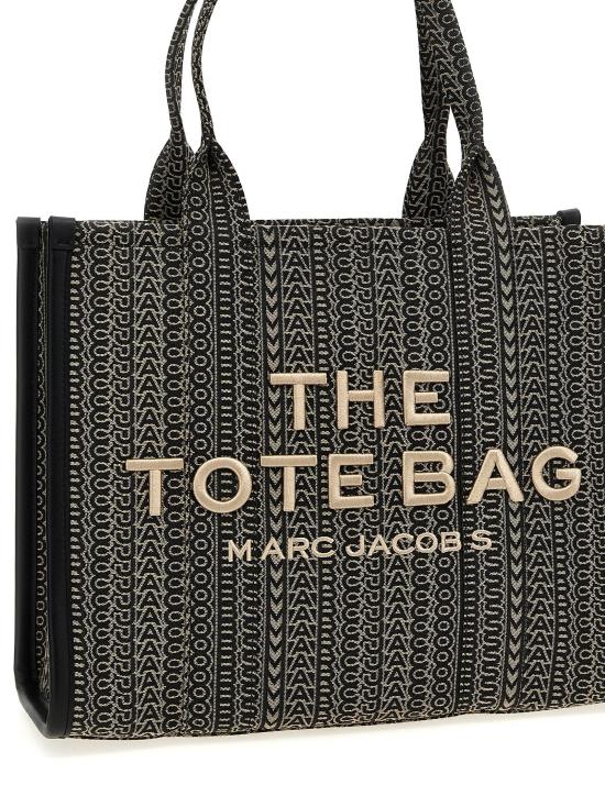 25FW 마크제이콥스 토트백 모노그램 자카드 라지  베이지 - MARC JACOBS