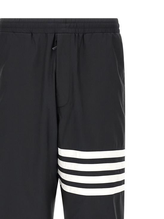 26SS 톰브라운 샤이니 립스탑 4바 트랙 팬츠 MTU349C F1095 415 NAVY DOM - THOM BROWNE