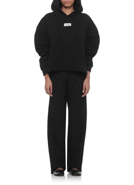 26SS MM6 메종마르지엘라 코튼 후디드 스웨트셔츠 S52GU0235 M25025900 Black - MM6 MAISON MARGIELA