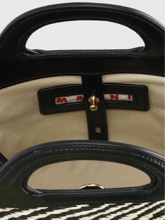 26SS 마르니 토트백 BMMP0067 U2P9841 00N99 BLACK DOM - MARNI