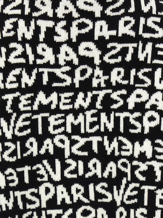  베트멍 스웨터 WA65KN314BBLACKWHITE - VETEMENTS