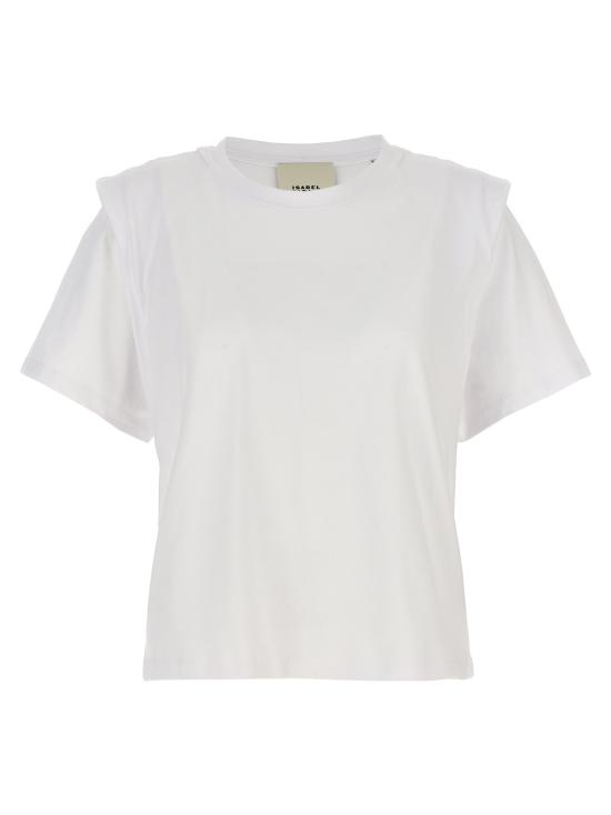 25FW 이자벨마랑 반팔 티셔츠 TS0041FAA1N41I20WH