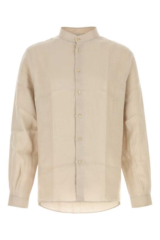 26SS 브루넬로 쿠치넬리 긴팔 셔츠 MA6980625 C4664 Beige o Tan