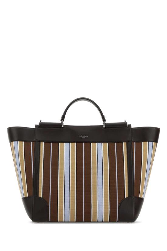 26SS 돌체앤가바나 Sicily jacquard fabric 핸드백 BM2448B0379 8S739 Stripped