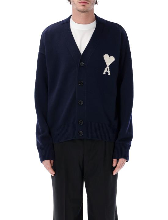 26SS 아미 울 드 하트 가디건 UKC380 KN0156 A116 Blue