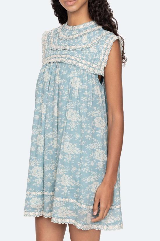  씨뉴욕 숏 원피스 씨 니 커스틴 프린트 플레어 미니 드레스 - SEA NY