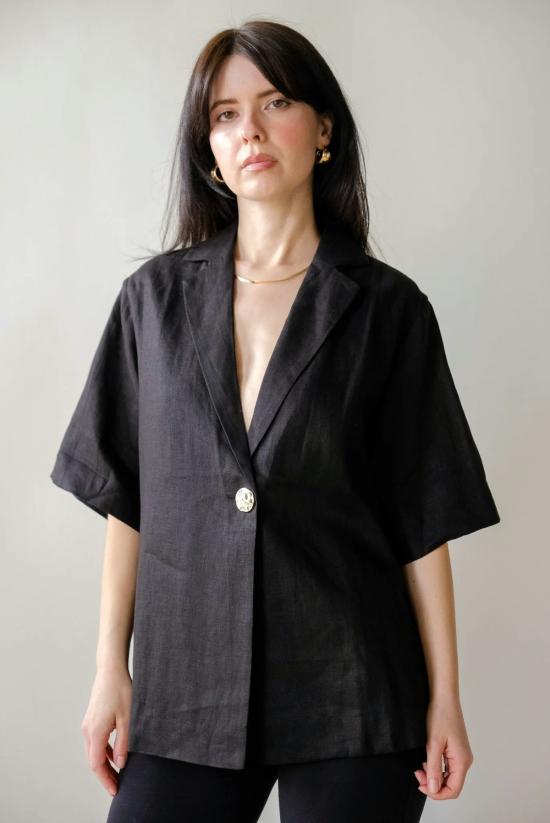  a. ren 블라우스 A. 렌 윈슬렛 탑 블랙 - OTHER BRANDS