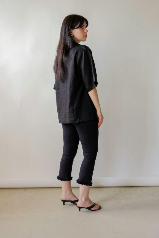  a. ren 블라우스 A. 렌 윈슬렛 탑 블랙 - OTHER BRANDS