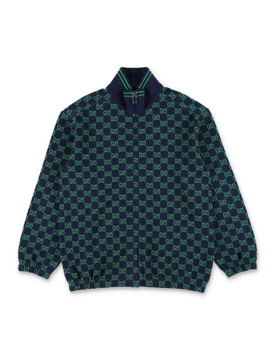  [키즈] 구찌 자켓 키즈  Gg 피케 지퍼 재킷