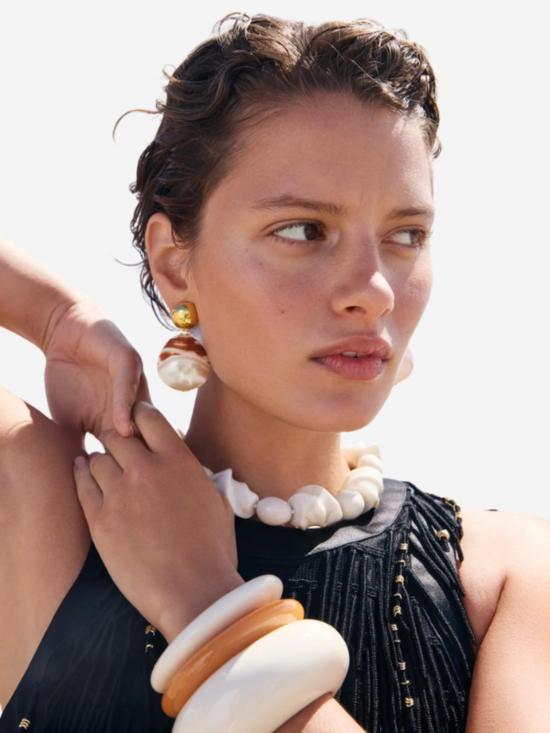  리지 포르투나토 팔찌 릿지 커프 - LIZZIE FORTUNATO