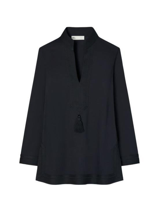  토리버치 블라우스 코튼  블랙