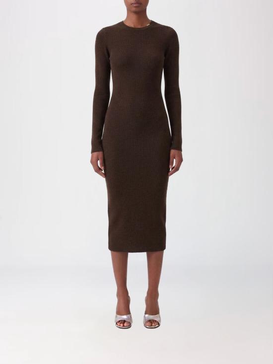 26SS 피어오브갓 미디 원피스 192HO259022FW BROWN DOM