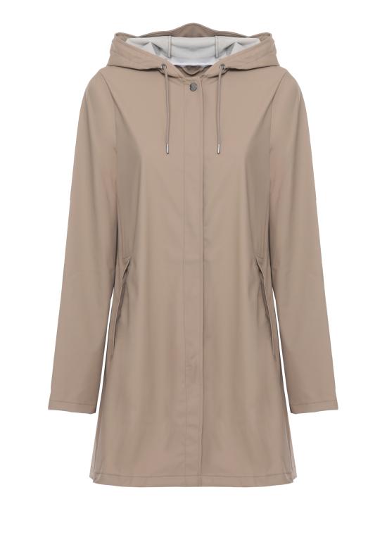 26SS 레인스 자켓 RA18050 A LINE W JACKETBEI Beige