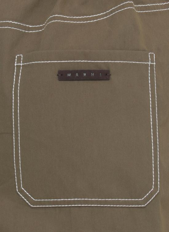 26SS 마르니 숏팬츠 PAMA0636A1 UTC57100V56 Green - MARNI