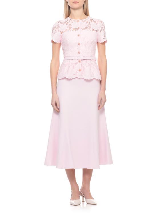 26SS 셀프 포트레이트 미디 원피스 SS26020MP PINK LACE CREPEPINK Pink - SELF PORTRAIT