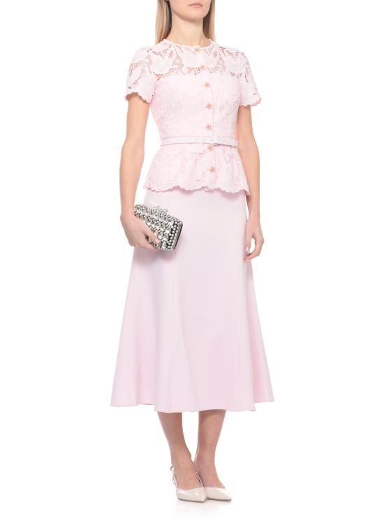 26SS 셀프 포트레이트 미디 원피스 SS26020MP PINK LACE CREPEPINK Pink - SELF PORTRAIT