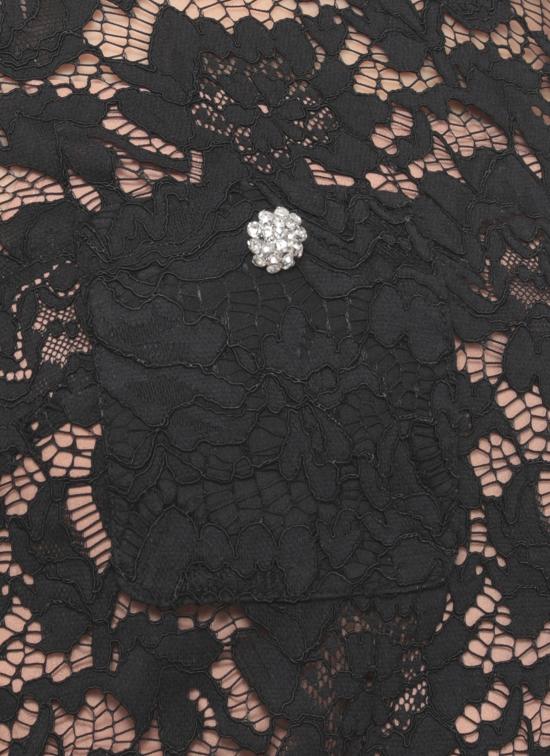 26SS 셀프 포트레이트 숏 원피스 SS26164SBB BLACK LACE CRYSTALBLACK Black - SELF PORTRAIT