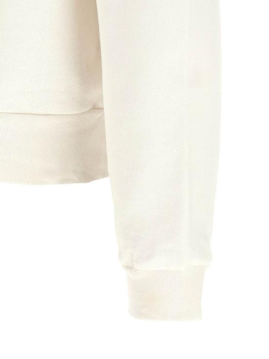  발렌시아가 긴팔 티셔츠 살롱 드 쿠튀르 후드티 화이트 - BALENCIAGA